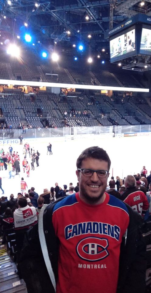 A Bercy, lors de la Coupe de France de Hockey sur Glace 2019