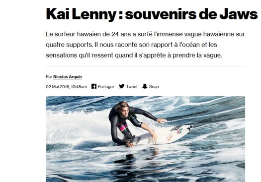 Kai Lenny, waterman supertsar