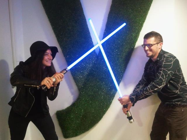 Avec la skieuse freestyle Anais Caradeux, après une interview meltyXtrem