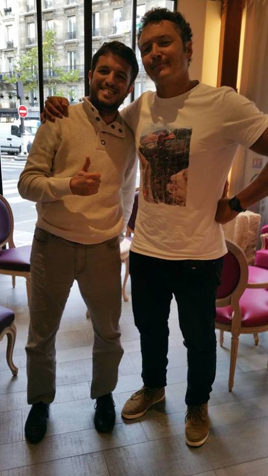 Avec Xavier de Le Rue