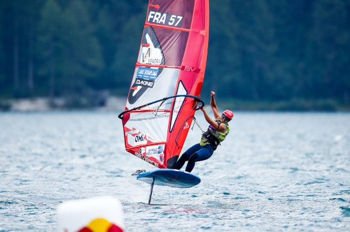 Helene Noesmoen windfoil iqfoil silvaplana