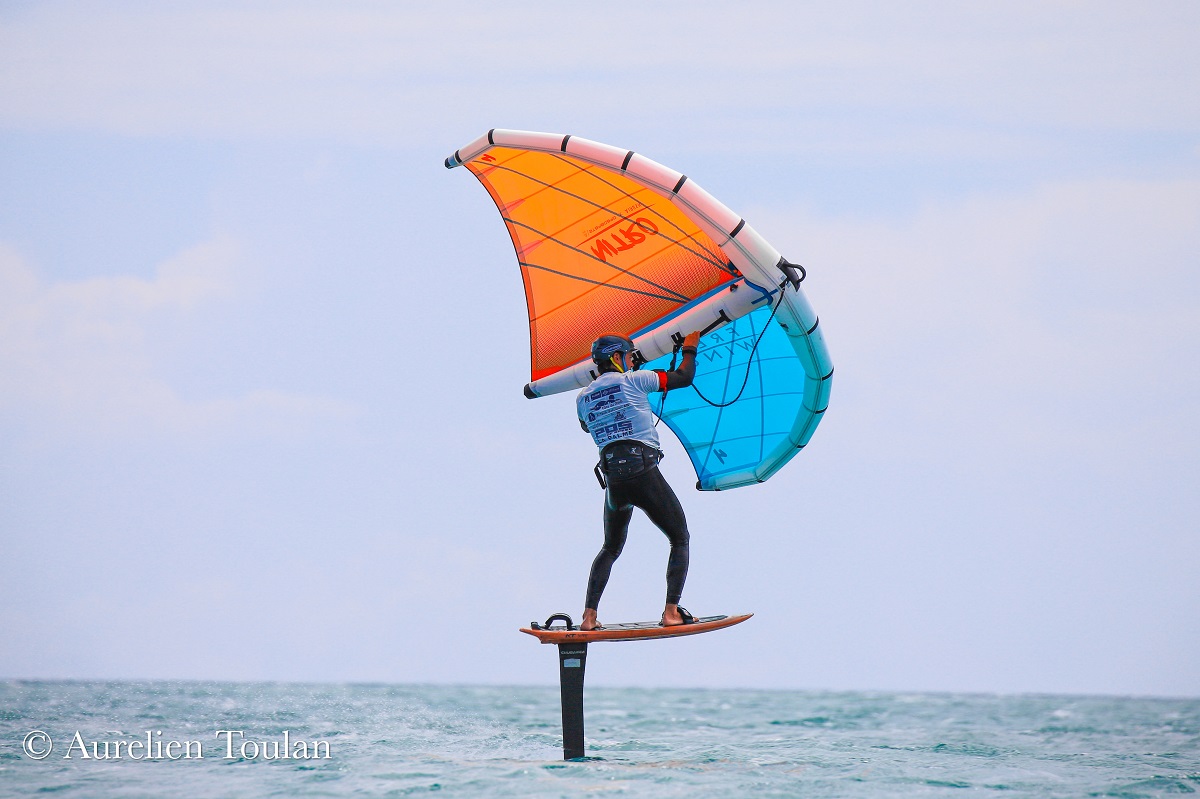 antoine gardais wingfoil / Crédit photo Aurélien Toulan