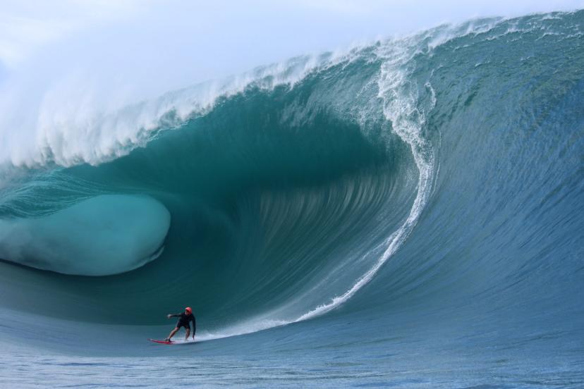 Kauli Vaast à Teahupoo en 2021 (Crédit photo David Michel/ L'Equipe)