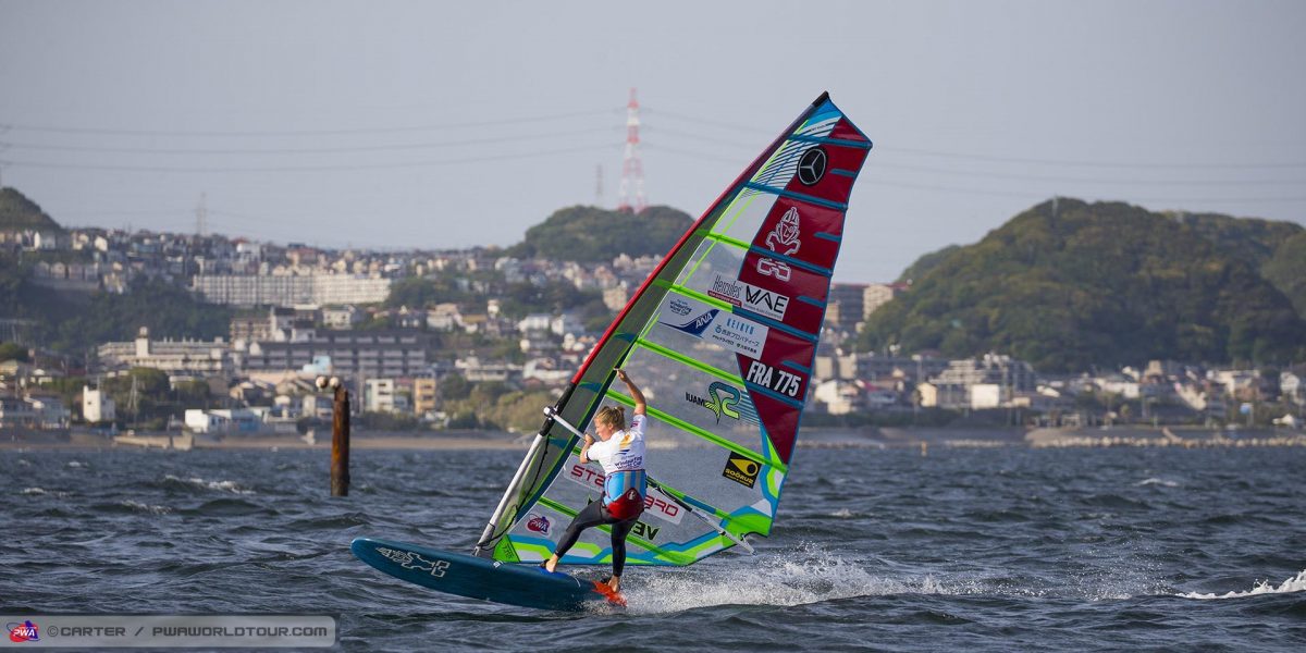 Delphine Cousin / Photo John Carter PWA World TourDelphine Cousin / Photo John Carter PWA World Tour