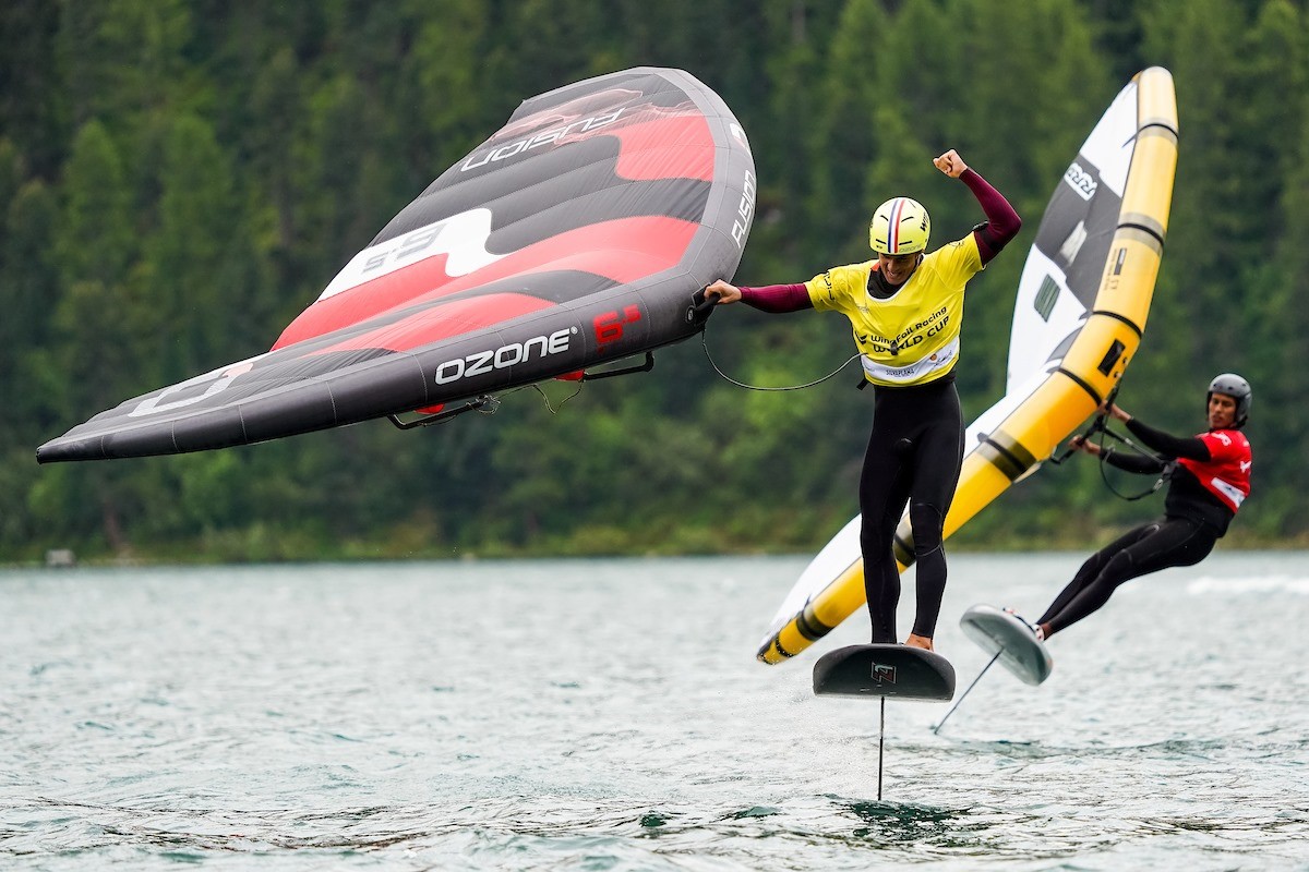 Le wingfoileur Mathis Ghio / photo : IWSA Media/ Sailing Energy