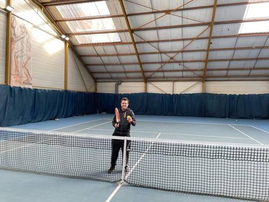Partie de tennis à Paris
