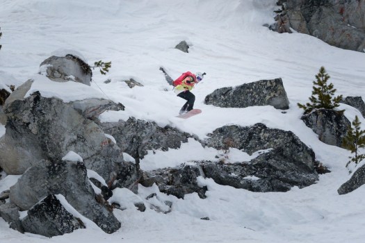 Anna Martinez, championne de snowboard freeride / Photo Levy Loye
