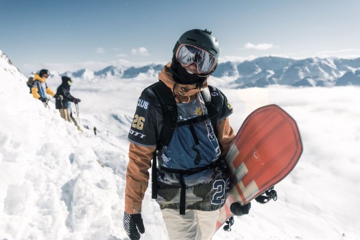 Anna Martinez, championne de snowboard freeride / Photo Mia Maria Knoll