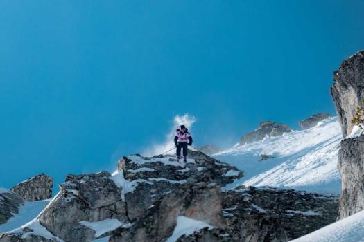 Léa Chapuis, skieuse freeride