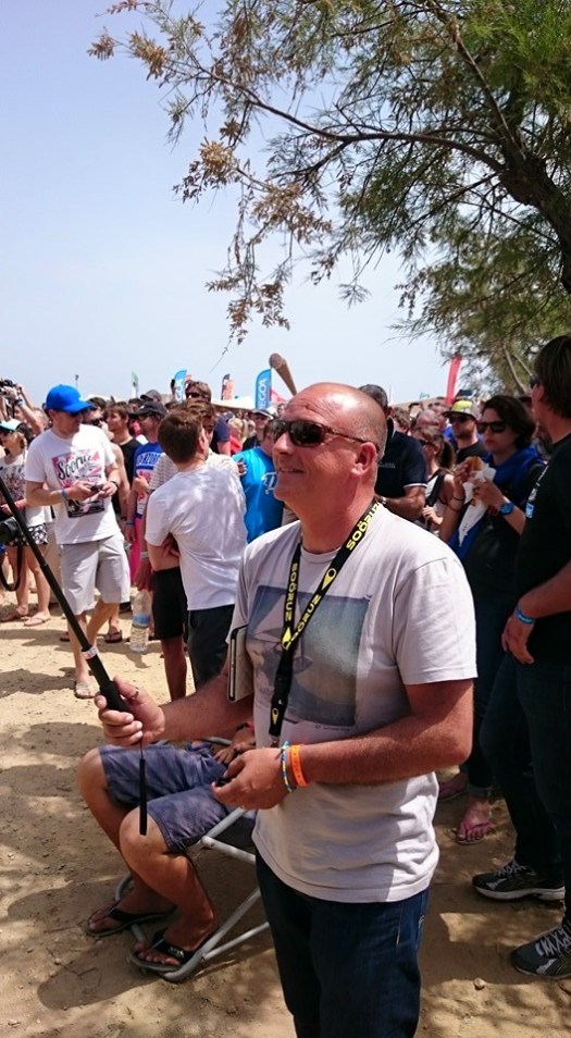 Philippe Lavigne lors du Défi Wind