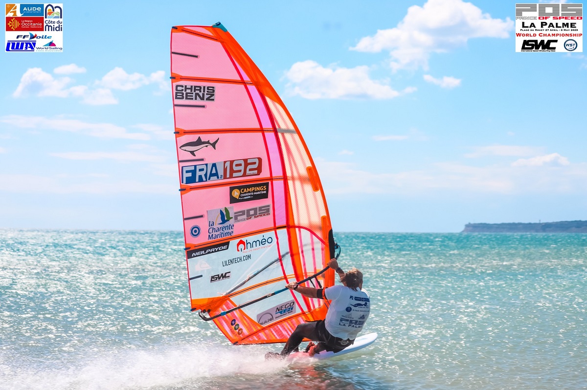 Antoine Albeau lors du Prince of Speed - Championnat du monde ISWC, à La Palme (Aude)