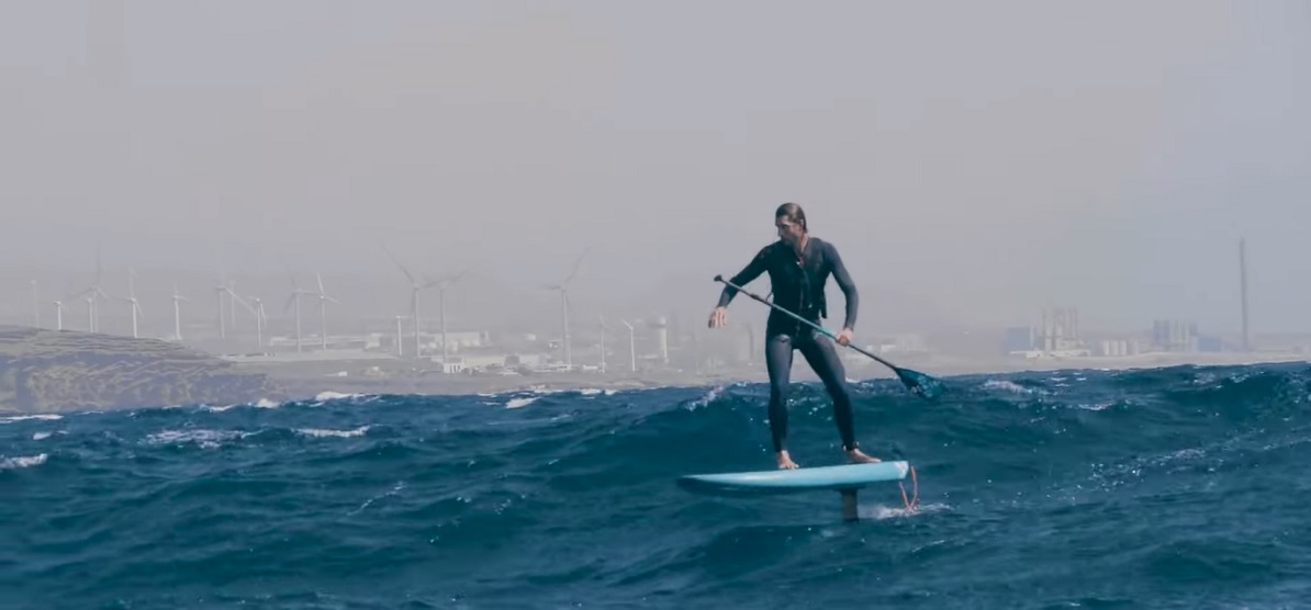 Ludovic Dulou en downwind foil aux Canaries, la nouvelle vidéo Oxbow