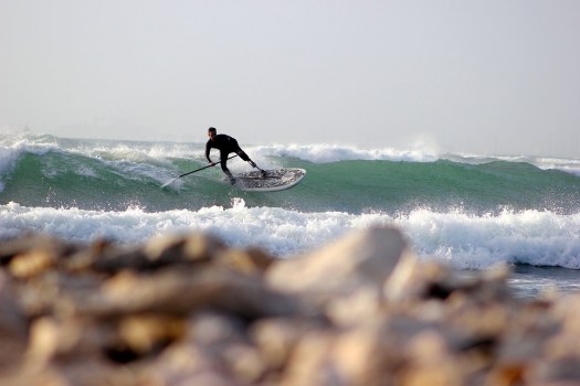 Eric Dargent en SUP - Crédit photo Bonelli