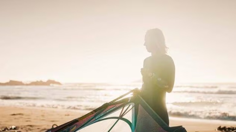 La windsurfeuse française Coraline "Coco" Foveau/ Crédit Native Pictures