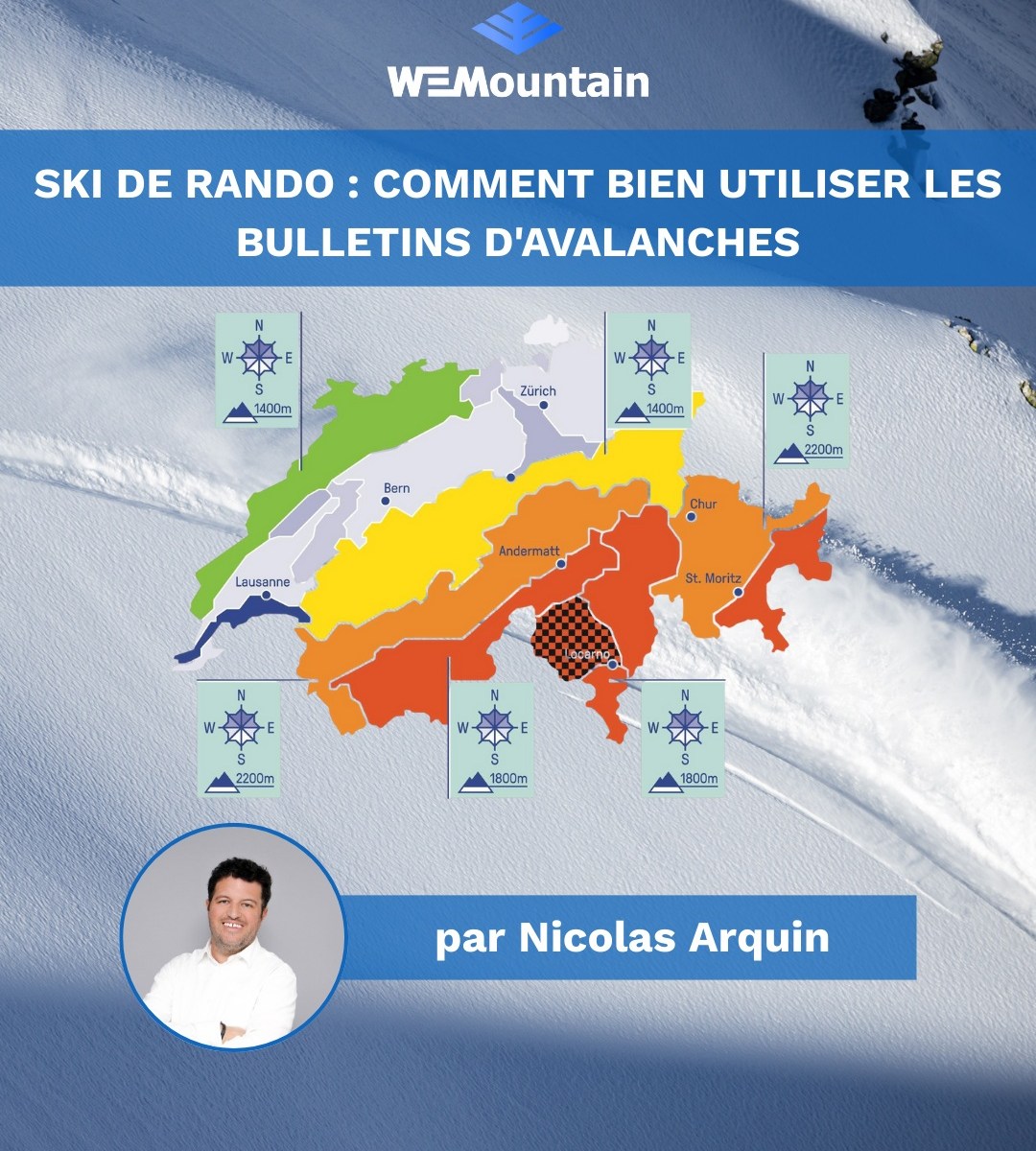 Bulletrin d'avalanche, mon nouvel article de blog WEMountain