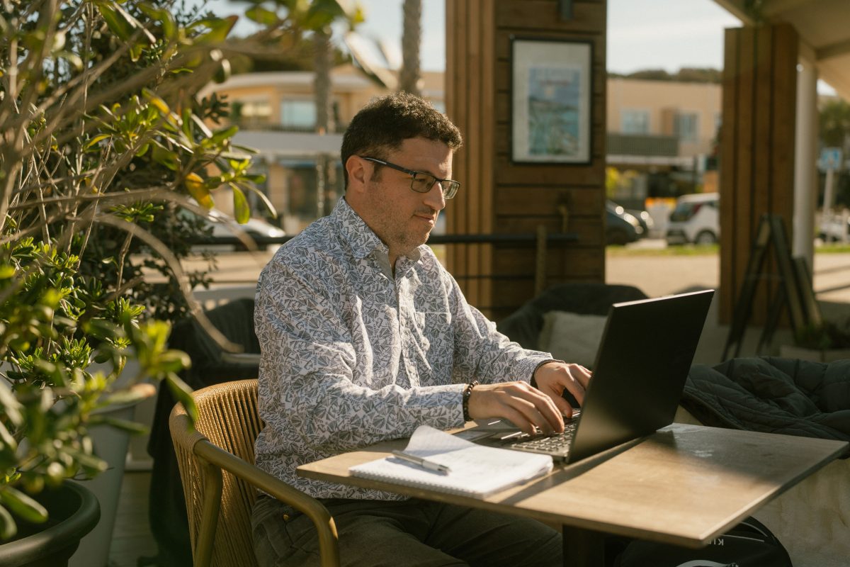 Nicolas Arquin, journaliste et rédacteur web spécialisé sport / Crédit photo Marie-Lou Tuquet