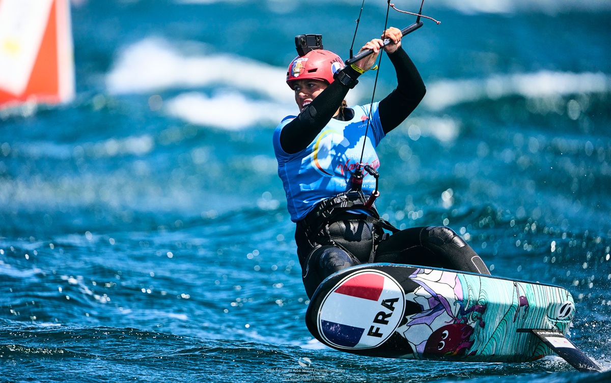 Lauriane Nolot, championne du monde de kitefoil 2026 (Photo Robert Hajduk)